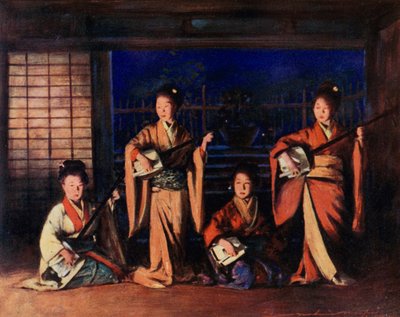 Geisha Girls by Mortimer Ludington Menpes